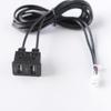 6-Pin USB-Anschluss Auto-Navigation USB-Schnittstelle Doppel-USB-Panel