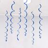 Festival & Birthday Swirl Ceiling Decorations: Hanging PVC Ornament for Windows, Corridors, and More.