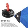 Vacuum Suction Cup Anchor with Fixed Hook Suction Cup Hook for Heavy-Duty Car Watch Strap Suitable for Car Bathro