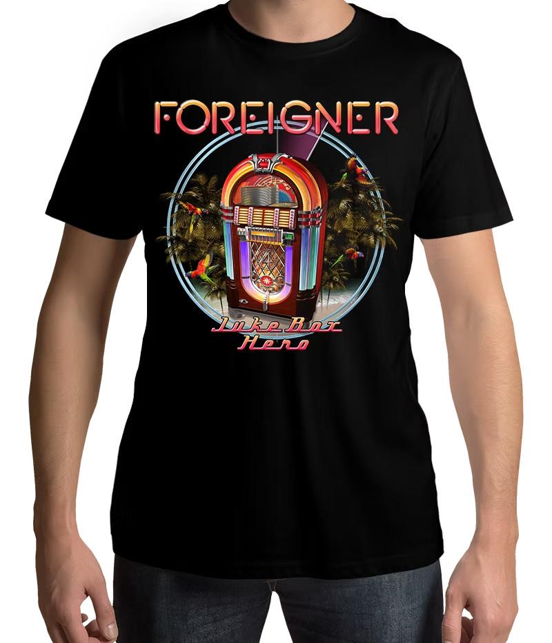 Foreigner Band Album Music Cotton Black All Size T Shirt For Men TT115 Unisex T-Shirt M