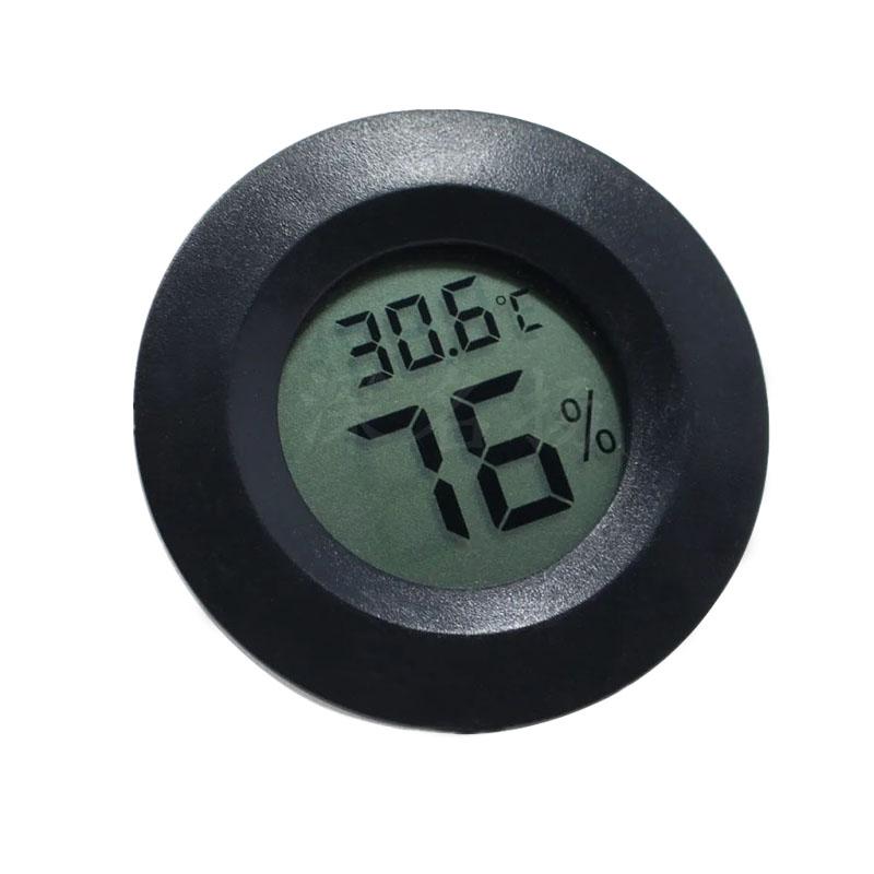 

Indoor Outdoor Mini Digital LCD Temperature Sensor Gauge Humidity Meter Tester Detector Home Measurement Thermometer Hygrometer black