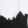 Swimsuit One-piece Color Matching Sexy Bikini Women Solid
