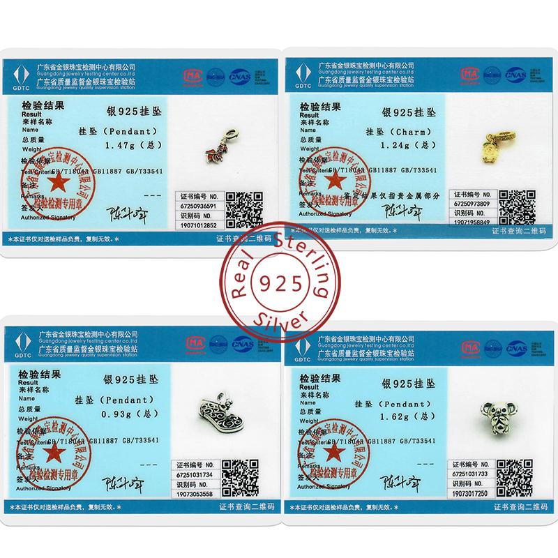 Charms Copper Shining Love Bear Elephant Apple Cherry Rose Charms Beads Fit Original Bracelet Pendant Woman Jewelry