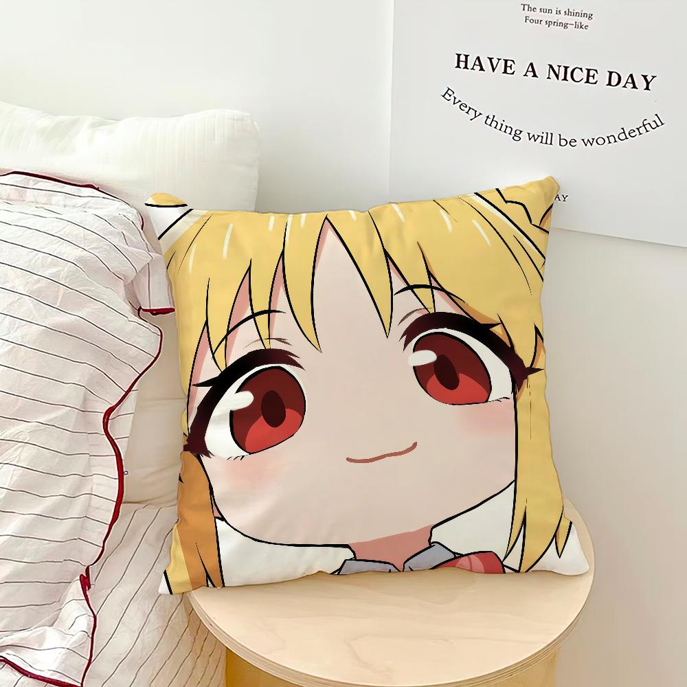 anime b-Bocchi the Rock chibi girl cushion cover Comfortable soft Pillow Case for Sofa Living Room Home Decor Protective Covers