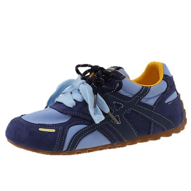 Increase the height of German training thick-soled inner mesh shoes Women's 2025 autumn mesh versatile new sports and leisure shoes Forrest Gump shoes