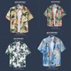 Men's Shirt Summer Hawaiian Shirt Casual Shirt Beach Shirt Short Sleeve Flower Plants Lapel Hawaiian Holiday Clothing