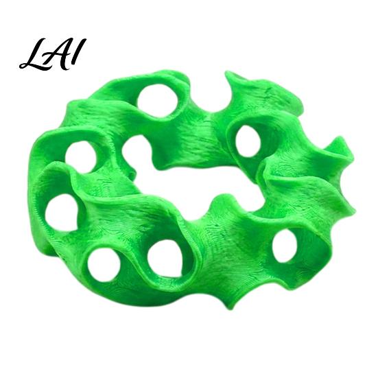 Safe Shrimp Shelter for Tank 3D Printed Aquarium Hideout Cave Wavy Hollow Ring Fish Shelter Environment Enhancer Breeding Hiding Hole Decor,