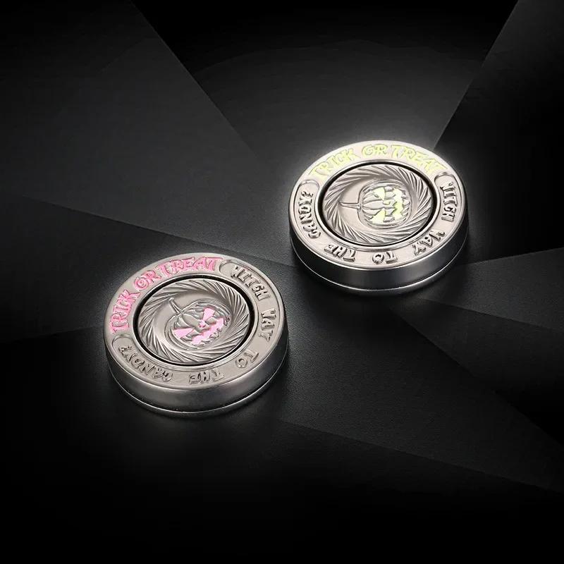 Multicolor Evil Pumpkin Fidget Spinner EDC Hand Spinner Fidget Toys Stress Relief for Adults Magnetic Metal Gifts Toys