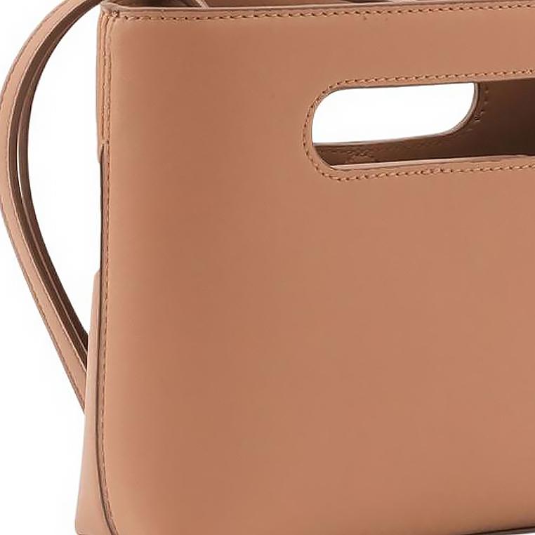 New CALVIN KLEIN Synthetic Leather Crossbody One Shoulder Handbag Small Women's Light Brown 40W0839-200