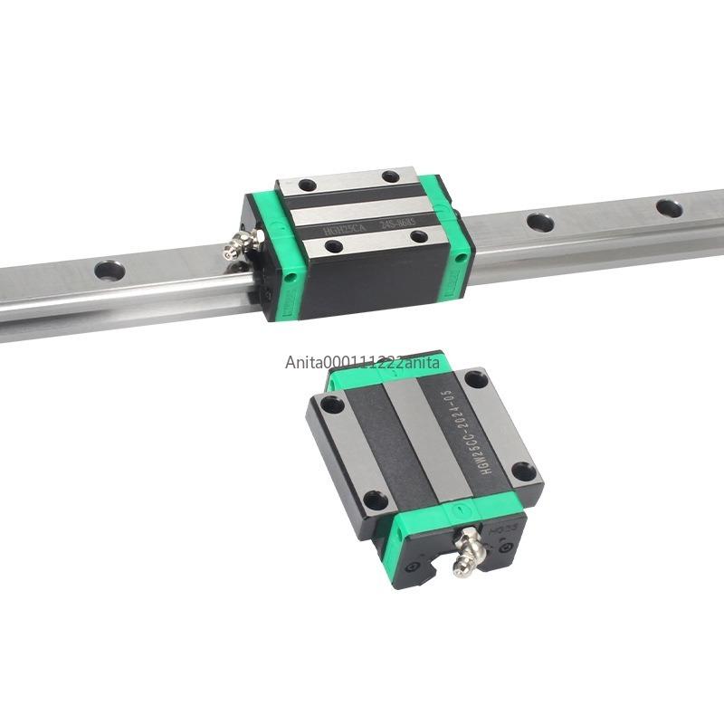 HGR20 HGR15 2pcs Square Linear Guide Rail+4pcs HGH20CA/HGW20CC HGH15CA/15CC Flang Slide Block Carriages For CNC Router Engraving