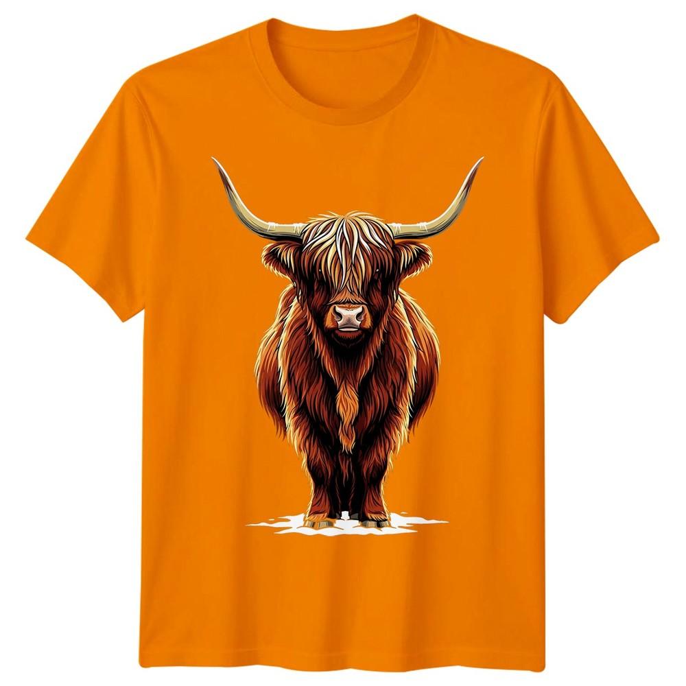 Highland Cow Animals Unisexs Tshirt Unisexs Tee Graphic Unisex Tee