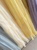 Elegant Korean Style A-line Mesh Spliced Skirt: Spring & Autumn Women's Slimming Wide Hem Design