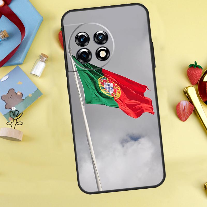 Portugal Flag Case For OnePlus Nord 5 CE 2 3 4 Lite N20 N30 OnePlus 15 12R 13R 13 12 11 10 10T 13T Cover
