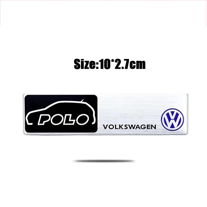 2025 Heißes Auto Aluminiumlegierung Aufkleber Emblem Für Volkswagen VW R-line R GTI Polo Golf MK8 Touareg Passat Magotan Tiguan Käfer B