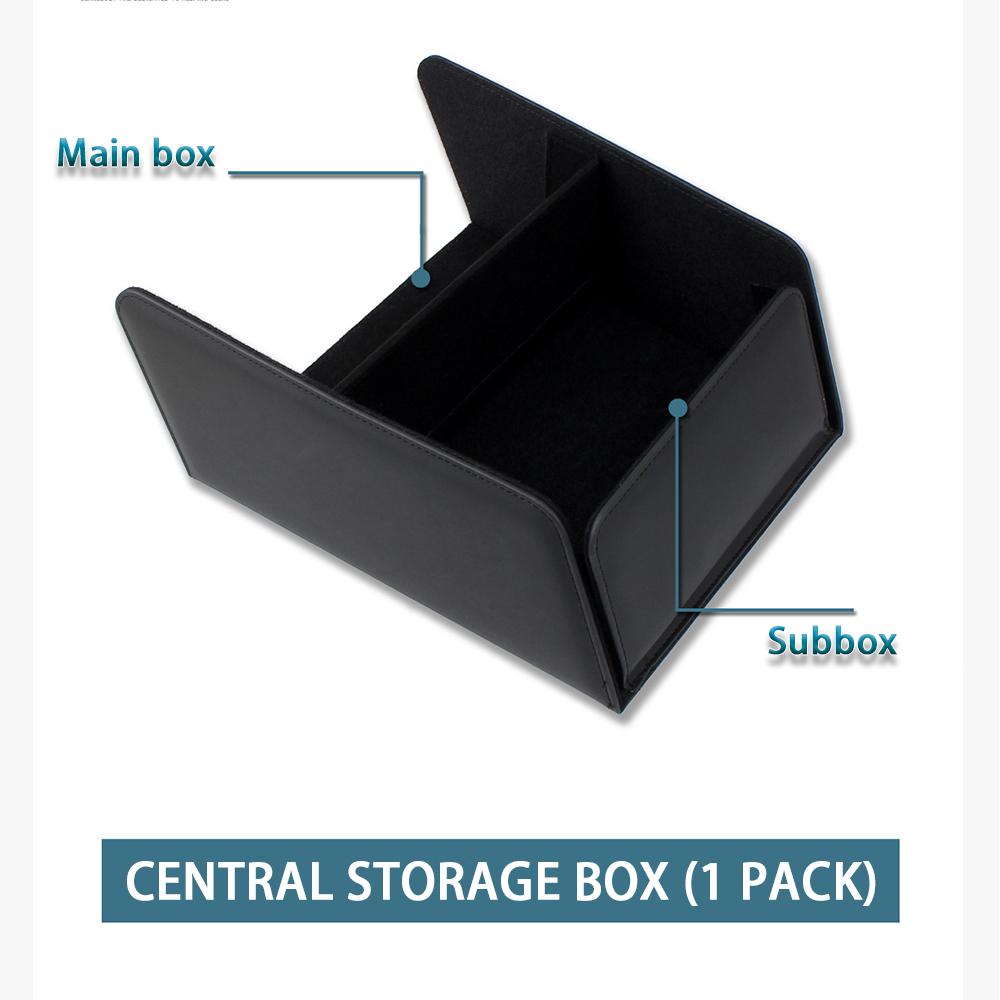 For Xpeng G6  PU Leather Car Lower Central Console Storage Box Organizer Holder Case Auto Interior Accessories