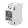 Qoltec Single-phase Electronic Meter | Energy Consumption Meter for DIN Rail | 230V | 60A | LCD | 2P