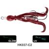 2PCS 5g 9.5cm Squid Jigging Hook HK037 Model Teaser Fishing Lure Octopus Fishing Lure  Squid Fishing