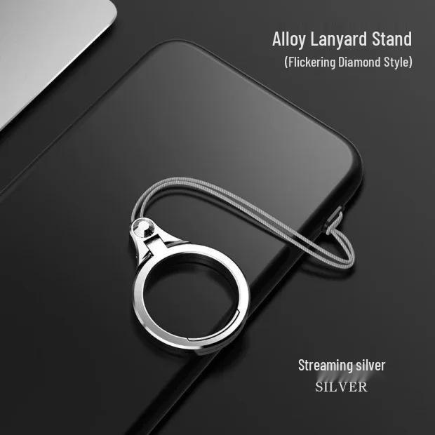 Newbie Offer: Multi-Function Metal Mobile Phone Lanyard Ring with Stand, Universal Short Rope