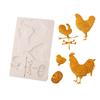 Schokoladenformen Hühnernestförmige Backformen Fondantformen Kuchenformen Silikonmaterial Geschenk für DIY Backliebhaber