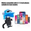 1pcs Motorcycle Mobile Phone Holder Universal Phone Holder Small Helmet Phone Stand With Sun Visor Waterproof Bracket Sunshade