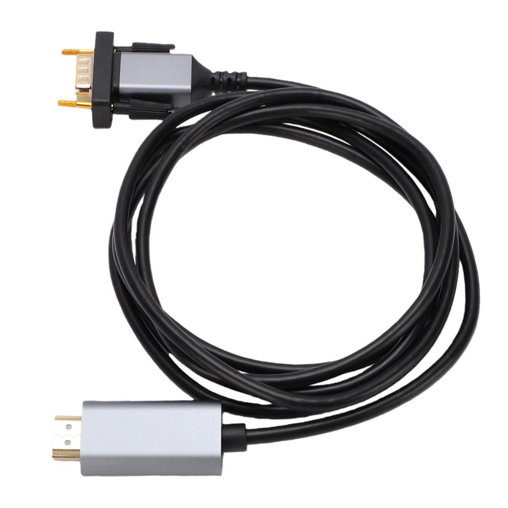 HD Multimedia Interface To VGA Cable 6.56FT Male To Male Unidirectional Cord for Computer Desktop Laptop PC Monitor