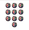 5/10Pcs Car Metal Key Emblem Sticker Decoration For Alfa Romeo 156 159 147 8C 166 Giulia Giulietta Mito Stelvio Spider GT Tonale Cxa532