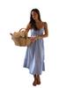 Women's V-Neck Striped Summer Suspender Dress (2025)