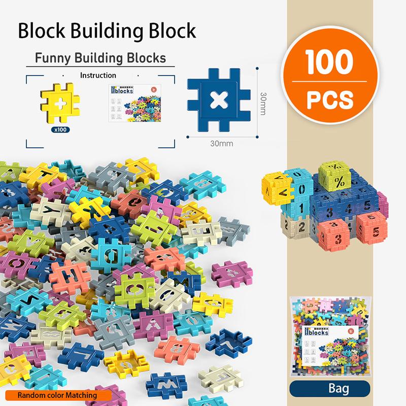 LELE 100Pcs Building Blocks Educational Toy for Children Kids