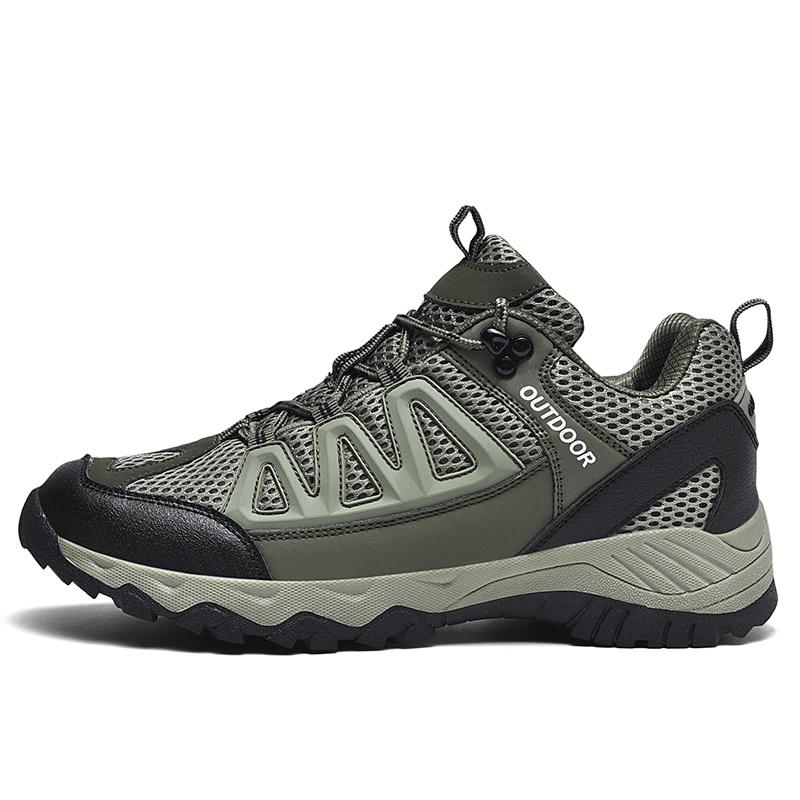 Large Size Anti Slip and Wear-resistant Outdoor Leisure Sports Shoes Hiking Shoes Hiking Shoes Off-road Running Shoes Men's Shoes