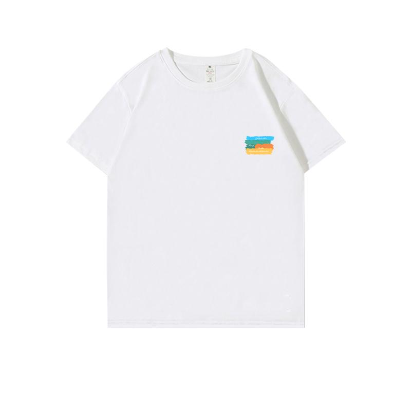 Salt Series Women's Oversize Streetwear ort Sve T-irt Faionable Print Casual Versatile Summer Top Korean Sle round...