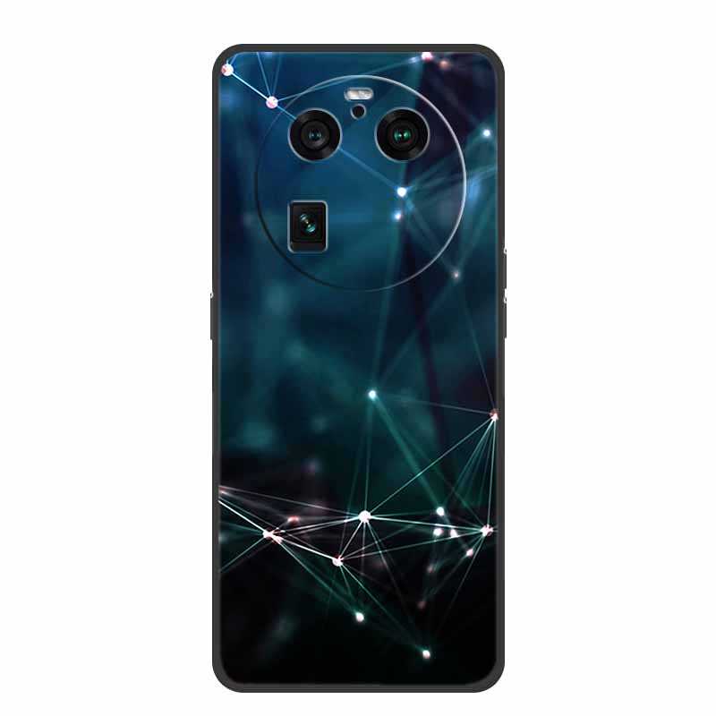 For Oppo Find X6 Pro Case Original Soft Silicone Shockproof Phone Back Cover Cases for Oppo Find X6 Pro 5G Cool Protector Shell