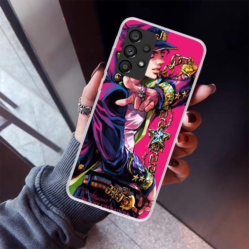 

JoJo s Bizarre Adventure Kujo Jotaro Phone Case For Samsung Galaxy A17 A57 A37 A16 A26 A36 A56 A15 A25 A35 A55 A14 A13 A54 A53 A Samsung A34