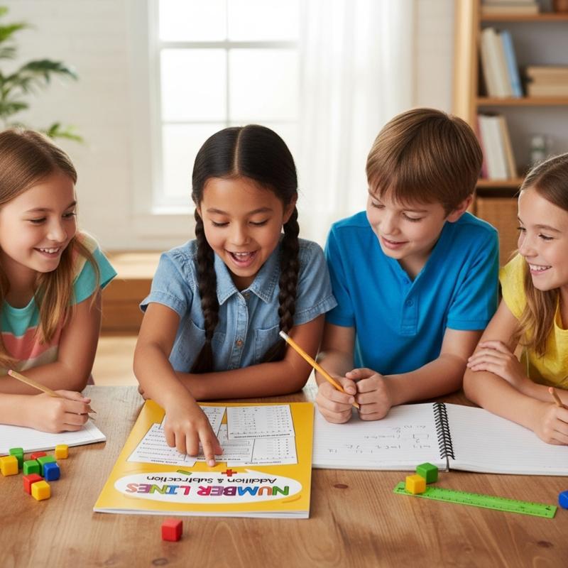 Number Line Workbook Exercise Notebook for Middle High School Math Curriculum Quality Paper for Teachers and Students