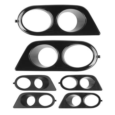 Bumper Foglight Guard Front Bumper Foglight Cover Dual Holes Car Accessory Fit for E46 M3 2001‑2006 Front Foglight Cover