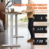 VEVOR Standing Desk Frame Dual Motor, Adjustable 27.6"-46.1"/70-117 Cm Height & 43.3"-70.1"/110-178 Cm Length Electric Stand