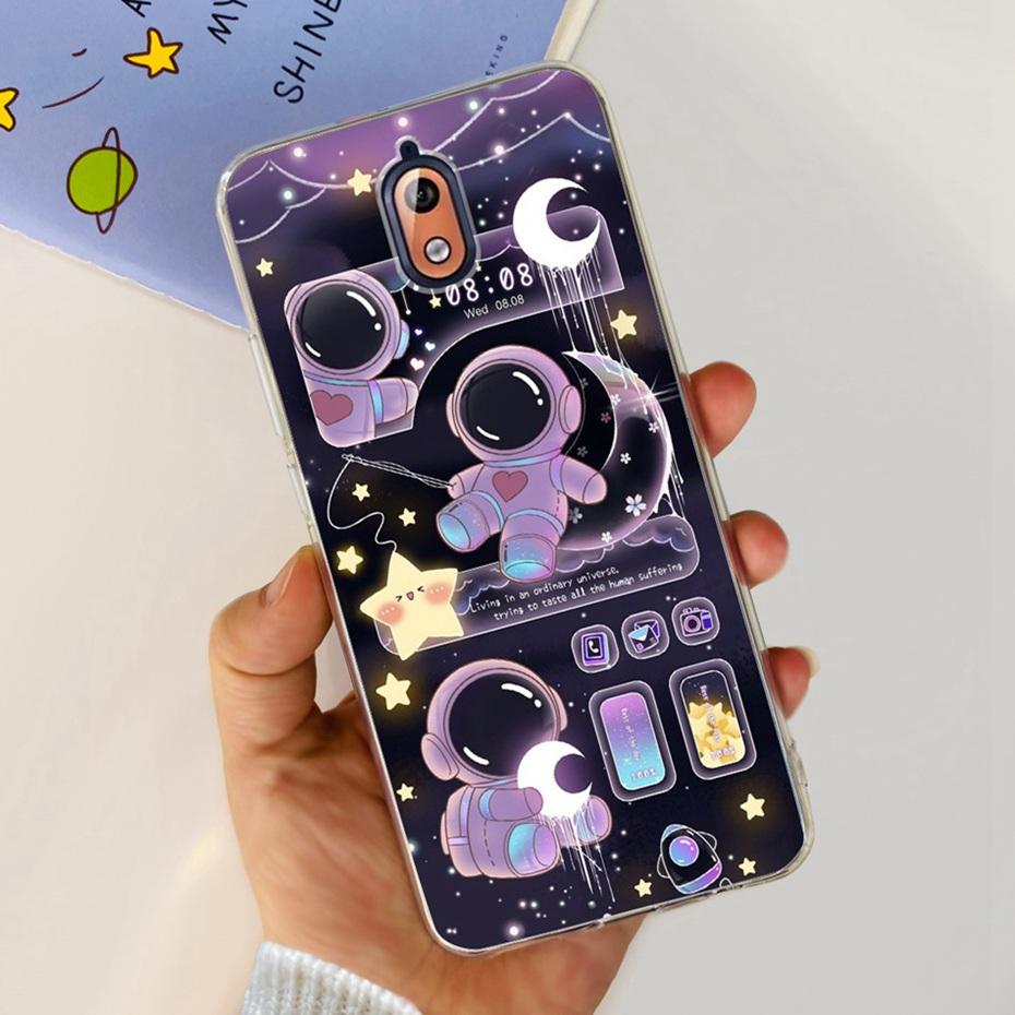 Lovely Printing Case For Nokia 3.1 3 Soft Silicone TPU Back Cover For Nokia3.1 Nokia3 TA-1032 TA-1028 TA-1049 TA-1057 Phone Case