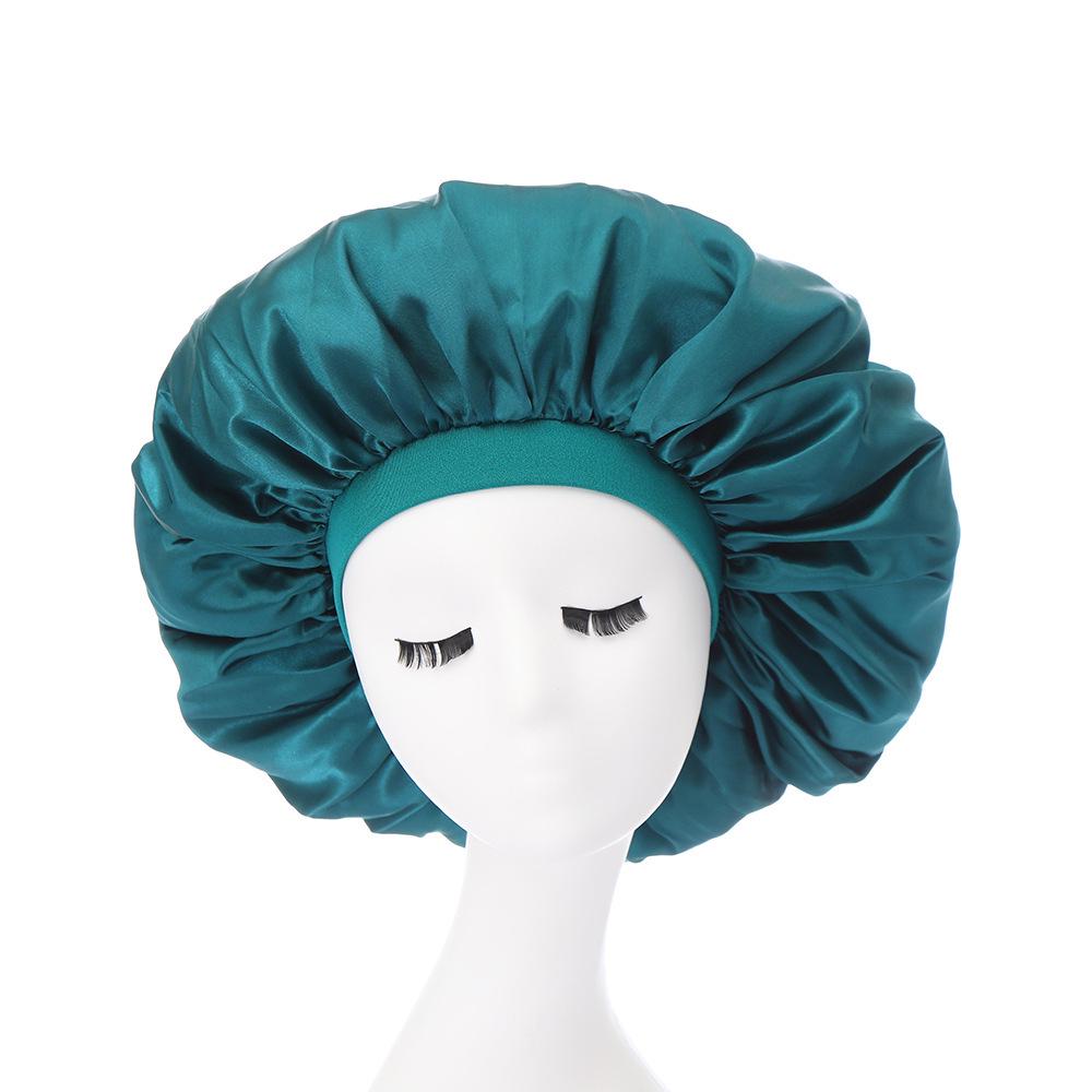 Extra Large Satin Sleep Cap: Wide Brim Headscarf for Hair Protection and Chemo Care