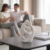 Unique Wedding Gift Ideas 3D Printed Abstract Couple Embrace Statue, Heart Hollow Love Figurine, Minimalist Romantic Soft Furnishing Displays