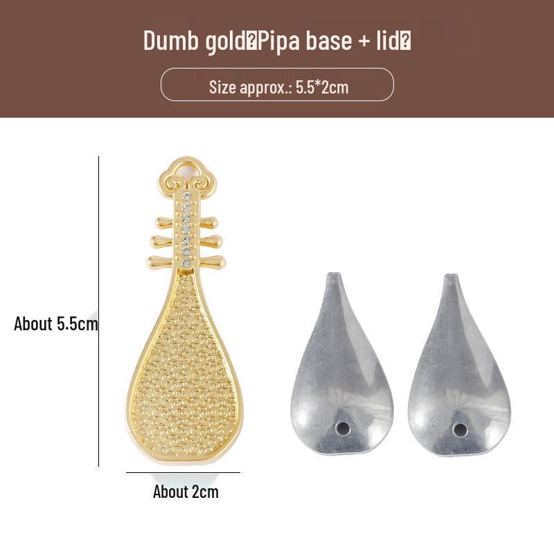 Song Brocade DIY Jewelry & Accessories Set: Necklace, Car Pendant, Earrings, Brooch, Hair Clip, Rope, Handmade Gift Materials.