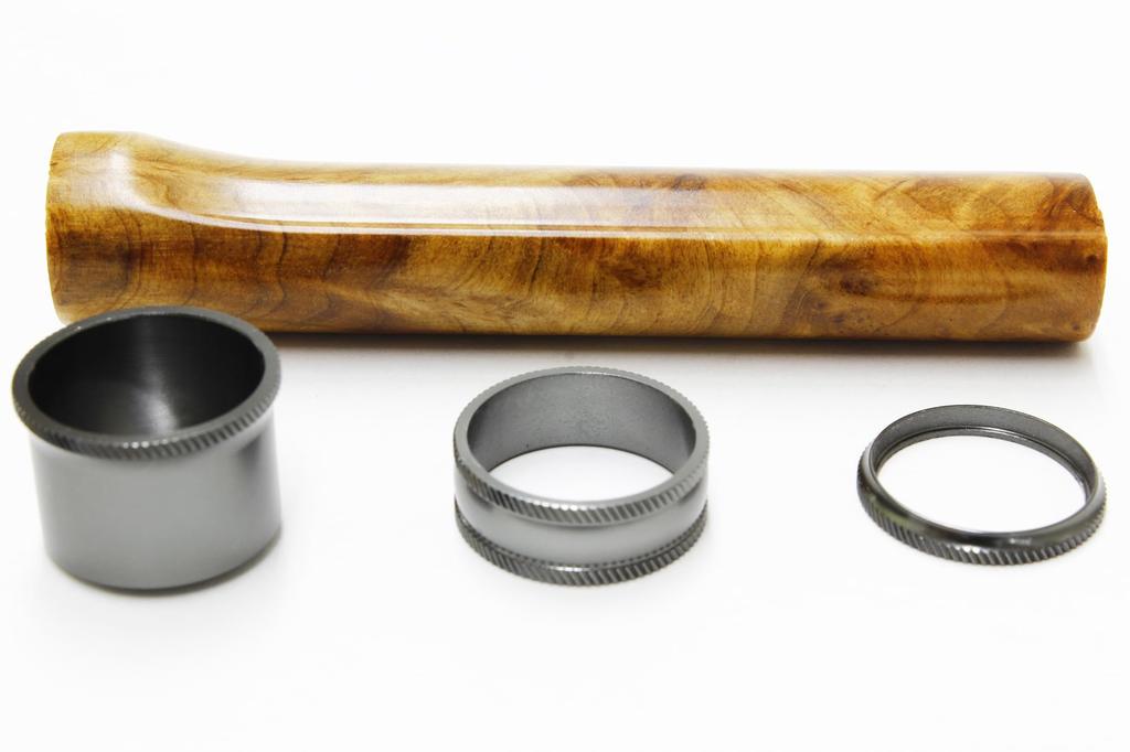 Burlwood Fly Reel Seat DS6BW-Gunmetal