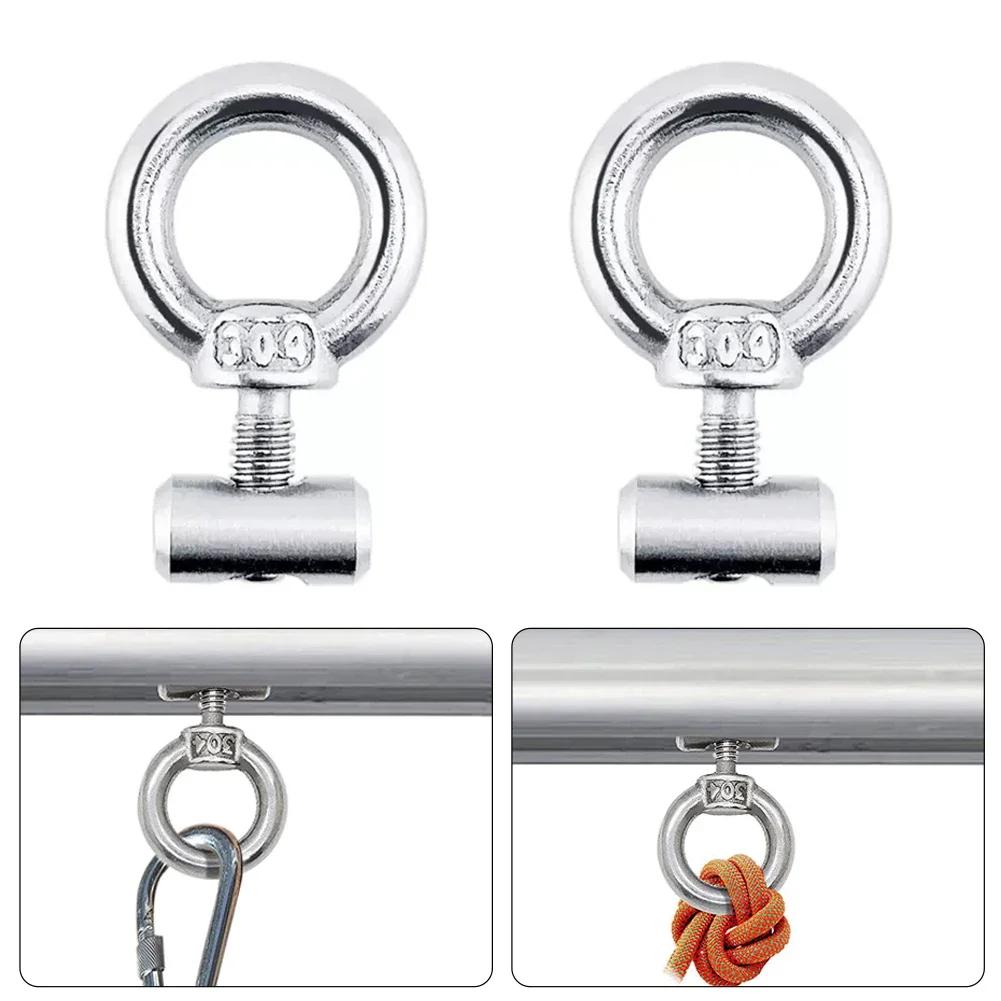 2Pcs RV Caravan Awning Rail Stoppers Stops Motorhome Campervan Silver Stainless Steel M4 Camper Parts