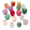 5pcs/Lot Natural Stone Pendant Pumpkin Shape Aventurine Charms for Jewelry Making Accessories DIY Bracelet Necklace Earring
