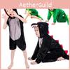 Vibrant Unisex Halloween Dinosaur Costume Crocodile Jumpsuit For Kids Cosplay Events