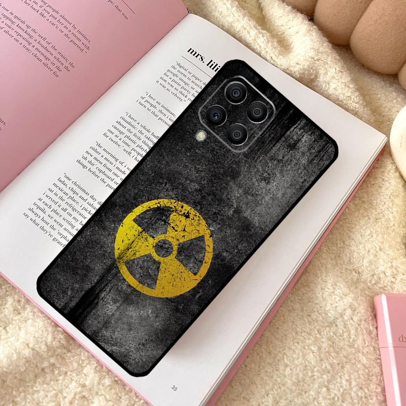 Nuclear Radiation Emblem Case For Samsung Galaxy M12 M14 M11 M13 M15 M06 M16 M36 M56 M31 M53 M32 M52 M35 M55 M34 M54