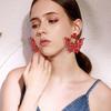 Animal Zodiac Water Drop Butterfly Earrings For Women In Summer