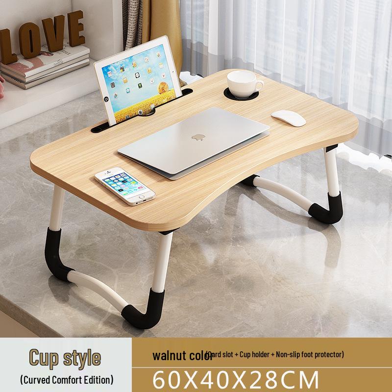 Foldable Laptop Bed Table - Portable Desk for Dorms and Lounging