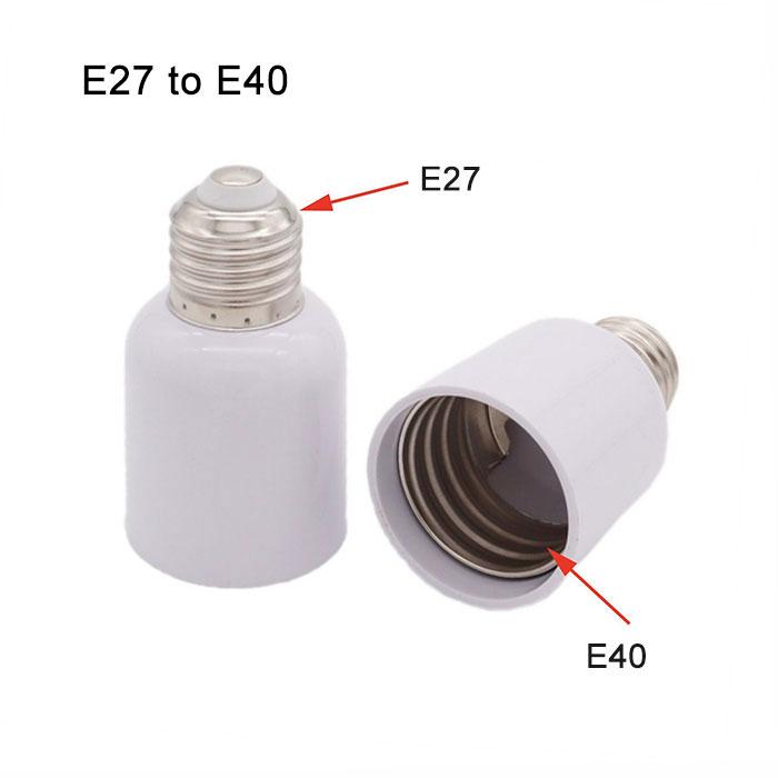 1/6/15/30/60 Stück E14 E27 B22 GU10 G9 Lampenfassung Adapter, Weiße Kunststoff-Lampenbasis-Verlängerungs-Konverter. E12 E26 Lampenfassung