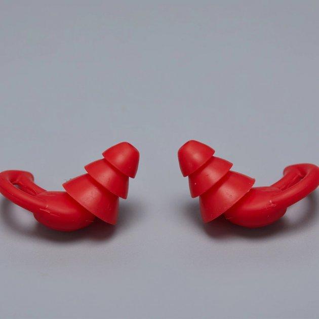 Earplugs for Sleep Work Noise Protection Perfect Pro Plugz Red 3 Flange + Case (A123530)