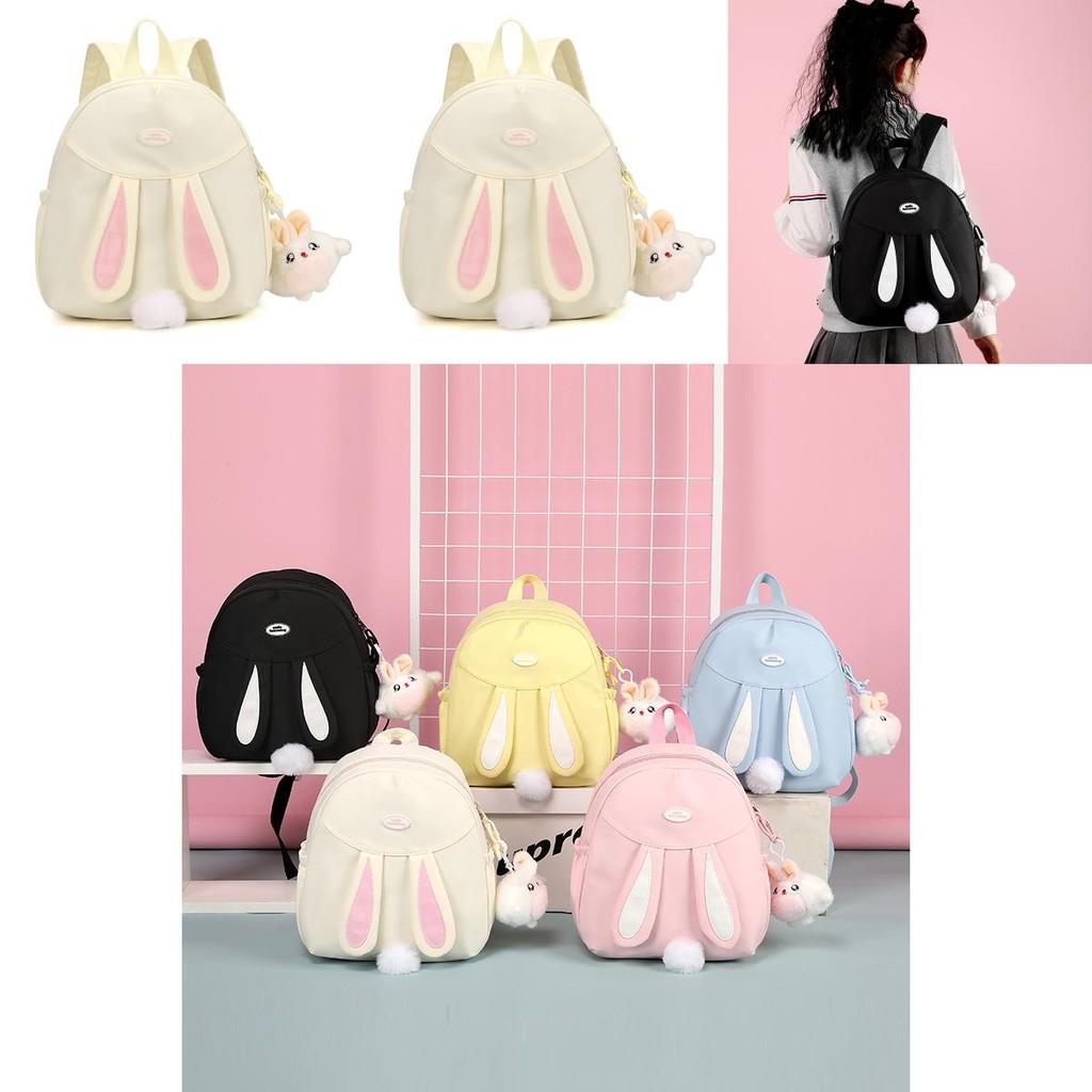 Lovely And Versatile Nylon Bunny Backpack For Preschoolers Lightweight And Easy To Carry