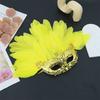 Personality Feather Masquerade Mask Novelty Cosplay Mask Carnival Headpiece  Easter Carnival Party